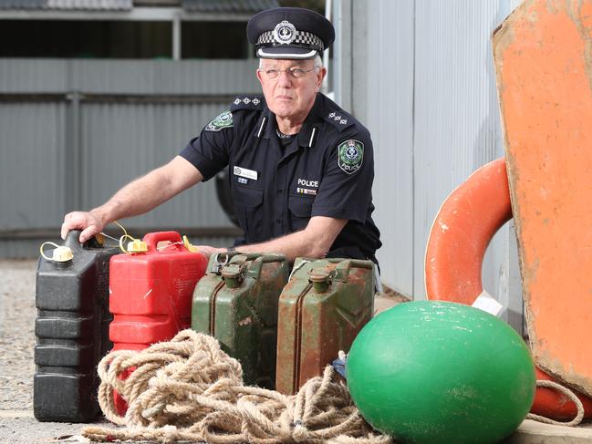 The search is resuming for Tony Higgins and The Margrel after a distress call was made yesterday morning.Police have confirmed the debris is from Tony Higgins boat The Margrel.Inspector of Hills Fleurieu LSA Gus,Sickerdick.23rd September 2020. Pic Tait Schmaal.