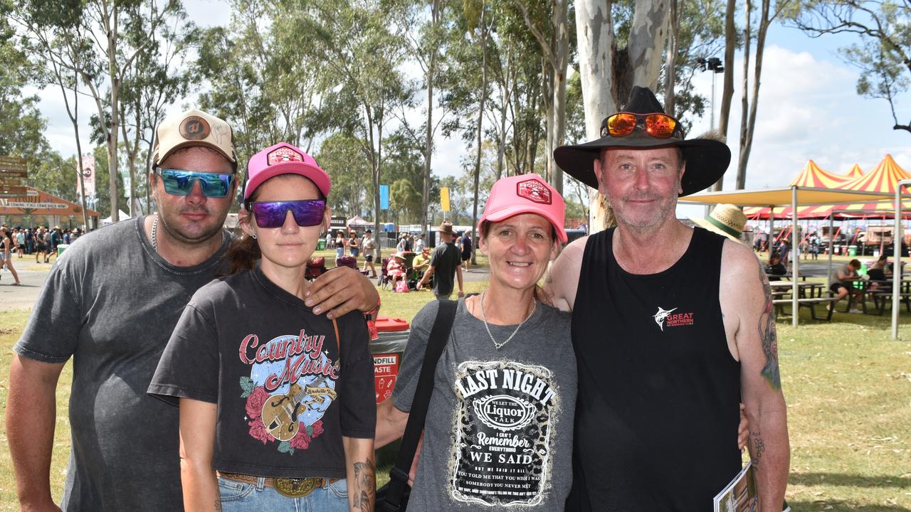 Steven Cole, Heather O'Reilly, Samantha Swan and Anthony Walker at CMC Rocks 2024. Picture: Aaron Goodwin Picture: Aaron Goodwin