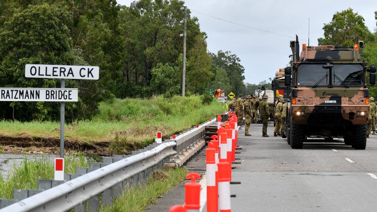 Lifeline bridge into Ingham opens, first crossings complete