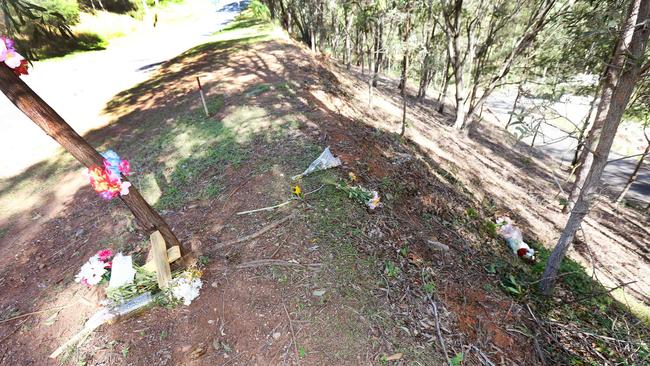 Dr Gibson hopes the property owner and mourners can come together in a roadside shrine removal ritual. Picture Mike Batterham