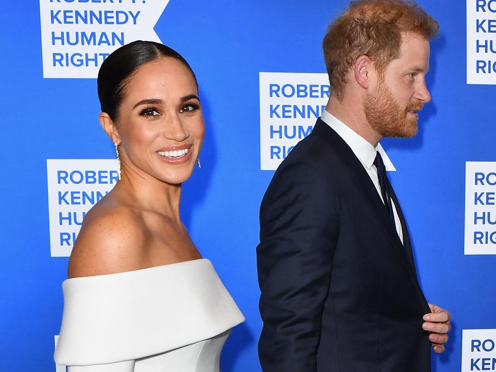 Markle and Harry now live in California. Picture: ANGELA WEISS / AFP