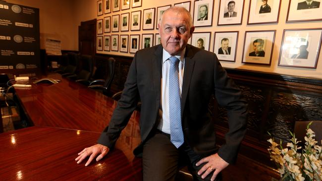 Former homicide squad detective Ron Iddles has been lured out of retirement to become the state’s first community safety trustee. Picture: David Geraghty