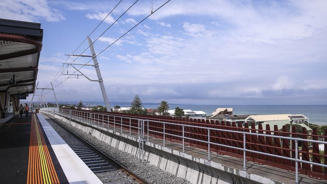 After – the elevated station now has sea views.