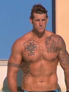 Ben Roberts-Smith's known for being incredibly fit. Source: Channel 7