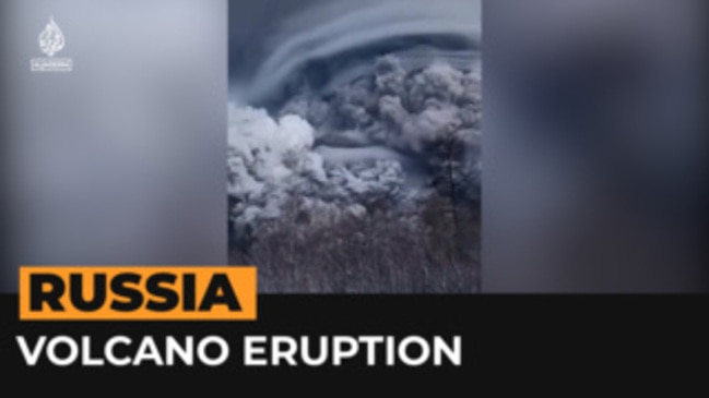 Volcano Erupts In Russia’s Far Eastern Kamchatka Peninsula | Herald Sun