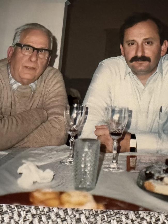 Christian Campanella’s father Frank and grandfather Domenico. Picture: Supplied by family