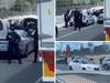 Woman arrested after weapon allegedly aimed at car on M1