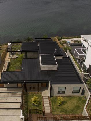 The award-winning waterfront home at Taroona.