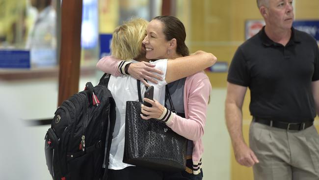 Passengers arriving at Townsville Airport. Picture: Matt Taylor.