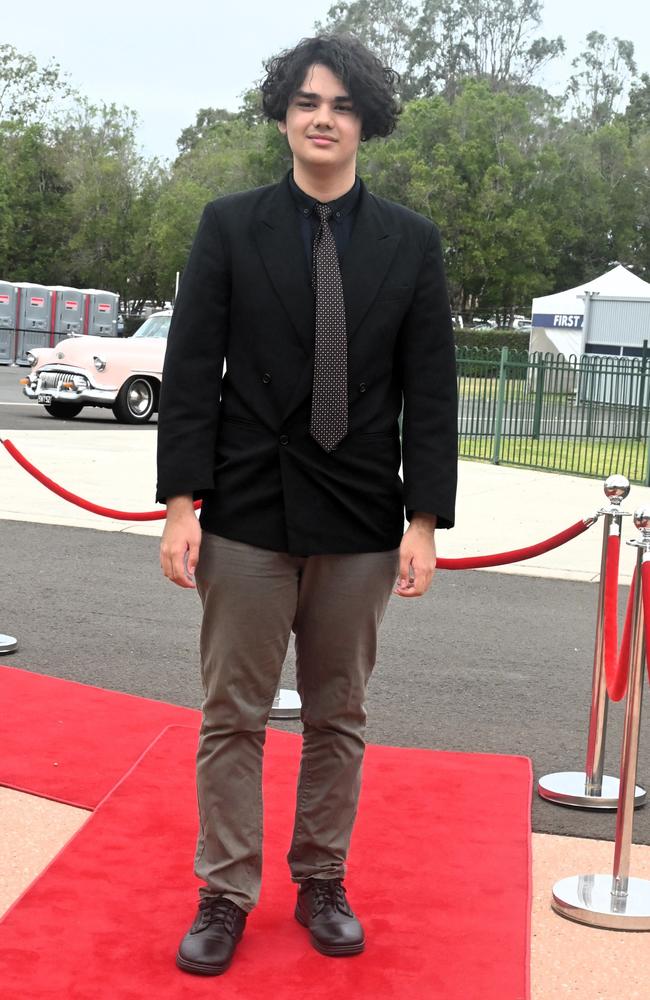 Dylan Wood at Pacific Lutheran College's 2023 formal. Picture: Tegan Annett