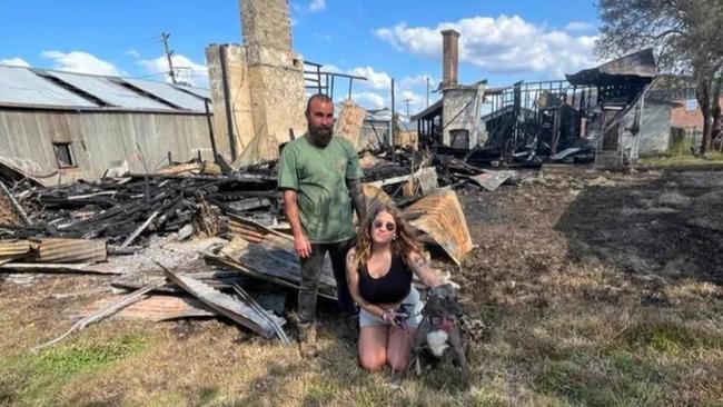 Naomi and her brother Jai lost everything in a devastating house fire on Casino Street in Lismore on August 21.