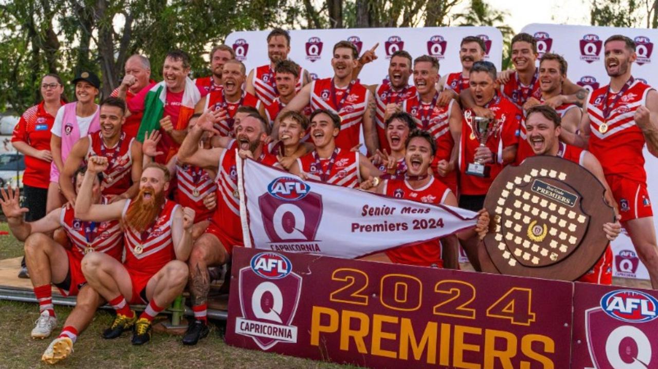 The Yeppoon Swans won a 10th straight flag in the AFL Capricornia senior men's competition.