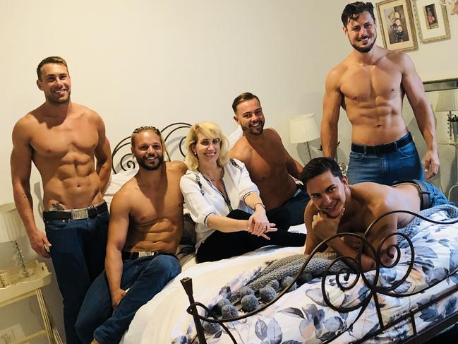 Manpower Australia visited Emily Jade O'Keefe when she was confined to bed during her pregnancy.