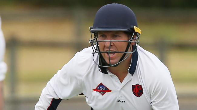 Brenton Toole, the leading batter in A2 last summer, contributed 57 for Portarlington. Picture: Mark Wilson