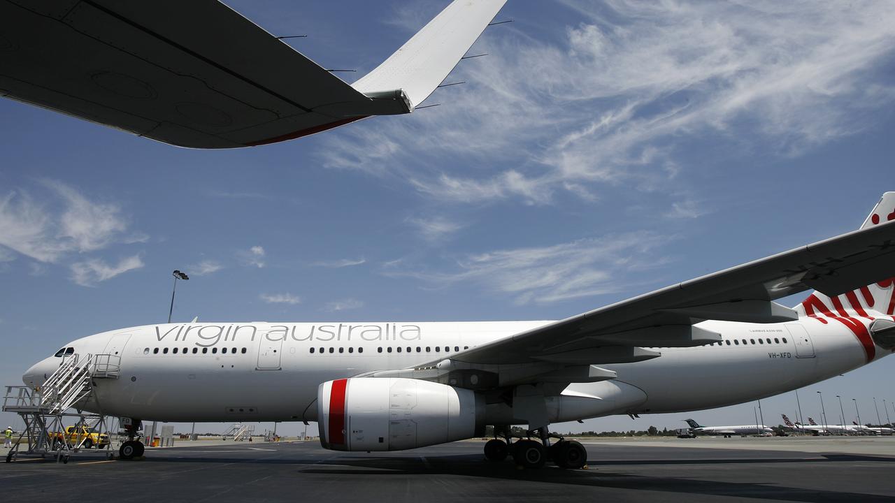 Virgin Australia has started their move their new home at T1 Domestic Terminal Here an A330 PHOTO: MARIE NIRME