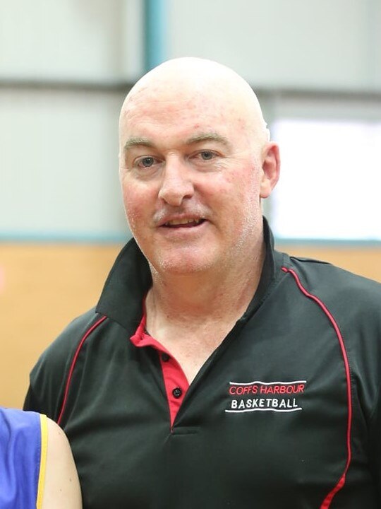 Coffs Harbour Basketball Association President Bob White, who is also a local police officer, will be playing in the Ball Against Domestic Violence event in July.