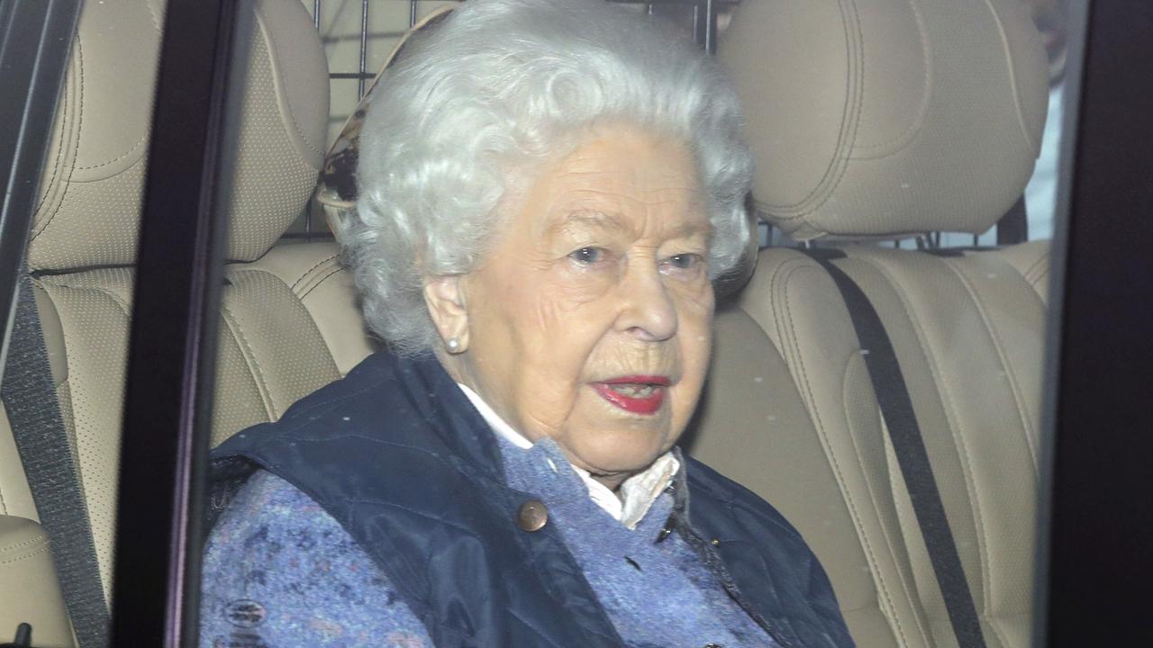 The Queen has headed to her Berkshire home early for the Easter period. Picture: PA via AP.