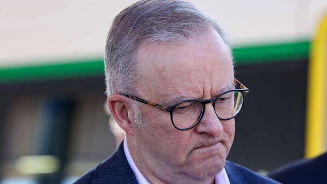 8/12/2024PM Anthony Albanese at the opening of the Metronet Ellenbrook Line and on the train for part of the trip.Pic Colin Murty