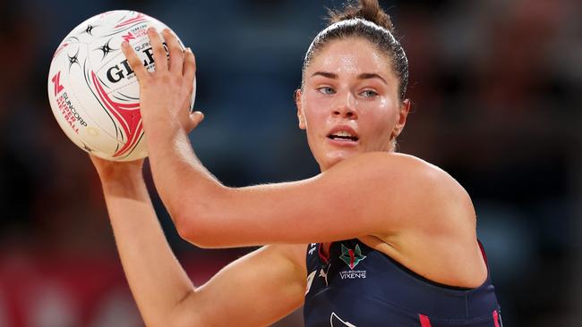 Zara Walters of the Vixens is one of the young stars to have thrived at Super Netball level after being handed a chance. Photo: Getty Images