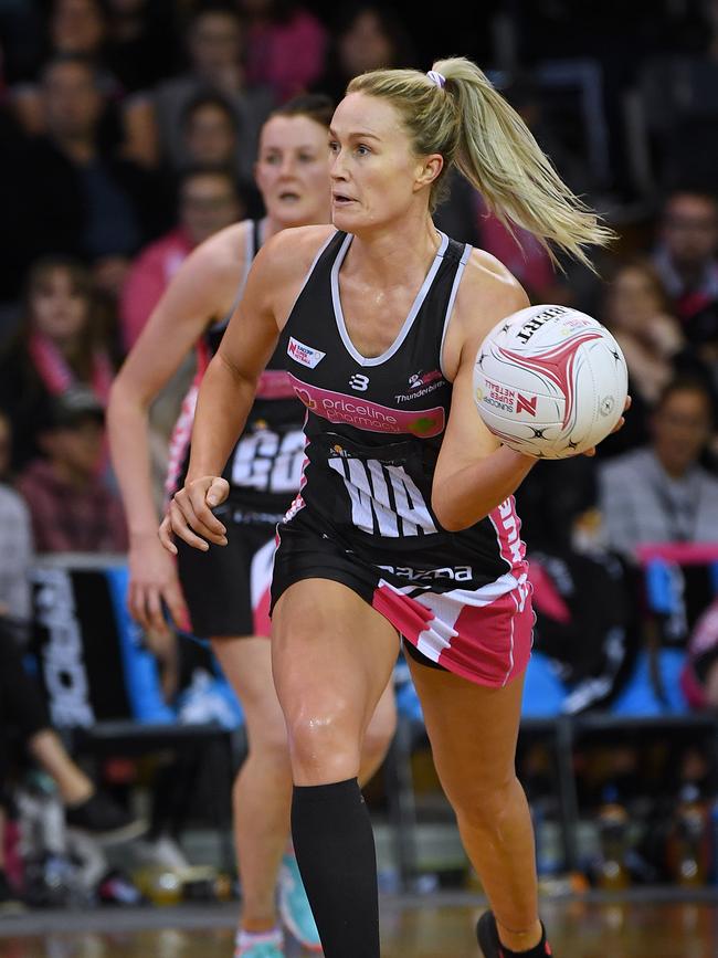 Chelsea Pitman in action for the Adelaide Thunderbirds. Picture: Mark Brake/Getty Images.