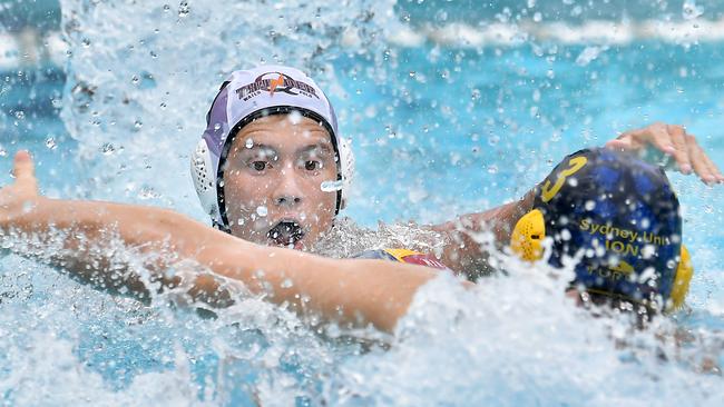 The Mens Queensland Thunder side at the Water Polo Sunday March 6, 2022. Picture, John Gass