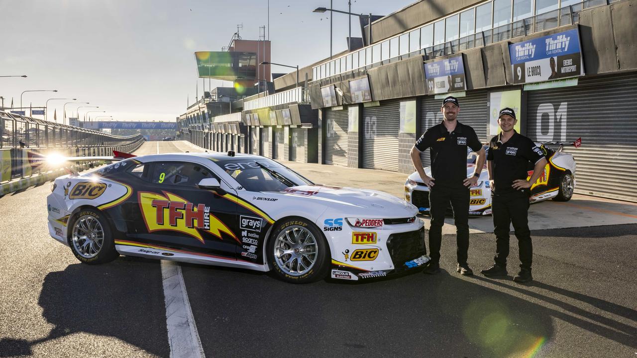Erebus has unveiled a new sponsor – TFH. Credit: Supercars.