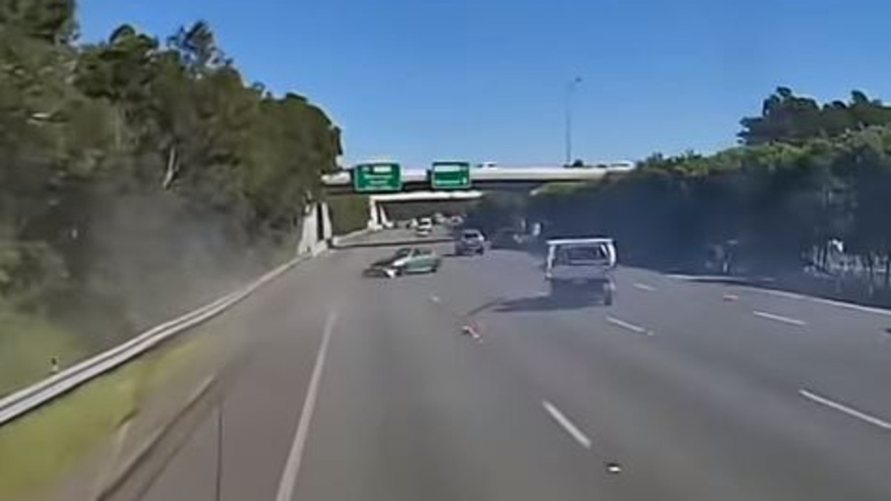 Dash Cam Owners Australia share shocking M1 crash The Courier Mail