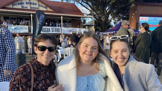 Women celebrating at Dubbo Kangaroos Rugby Club Ladies Day. Picture: Tijana Birdjan