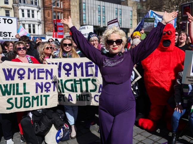 British activist Kellie Jay Keen. Picture: Getty