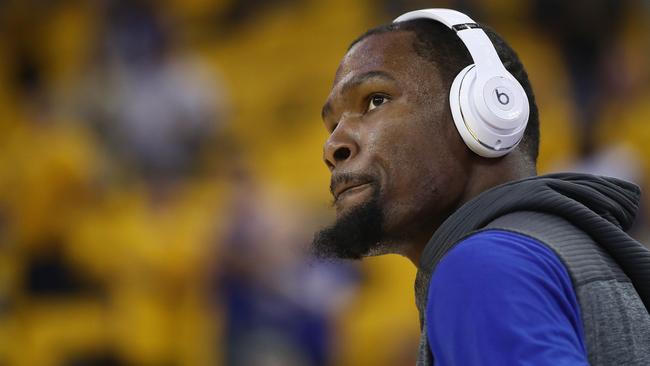 Kevin Durant was on song in game one of the finals. Picture: AFP