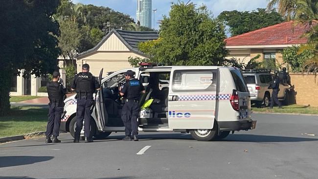 Alleged siege at Marbella Drive, Benowa.