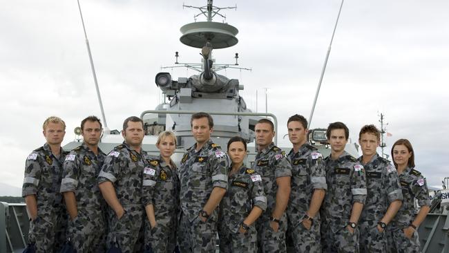 Cast of the Channel 9 (9) TV program 'Sea Patrol'.