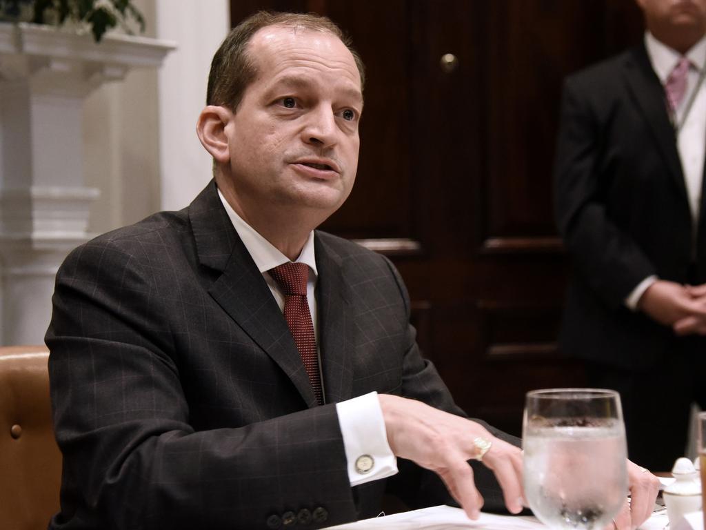 Secretary of Labor Alexander Acosta. Picture: AFP