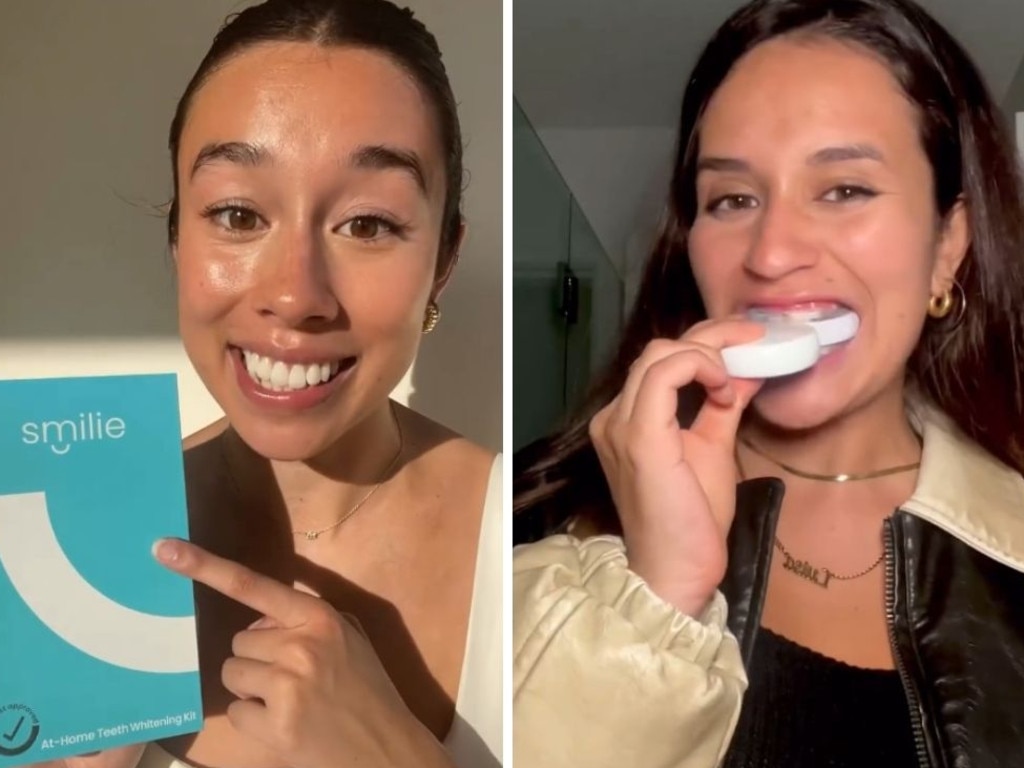 The Smilie Teeth Whitening Kit has over 100k happy customers. Picture: Smilie.