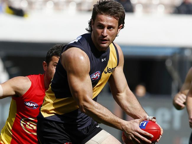 Tigers ruckman Ivan Maric will be 30 in January. Picture: Wayne Ludbey