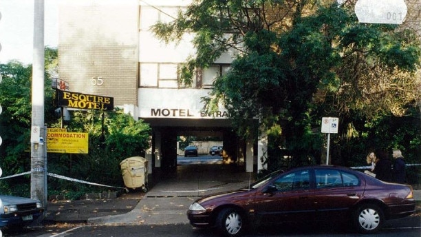 The Esquire Motel where Mladenich was shot in St Kilda.