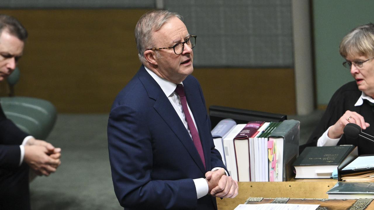 Anthony Albanese said Mr Morrison was a ‘formidable opponent’. Picture: NCA NewsWire / Martin Ollman