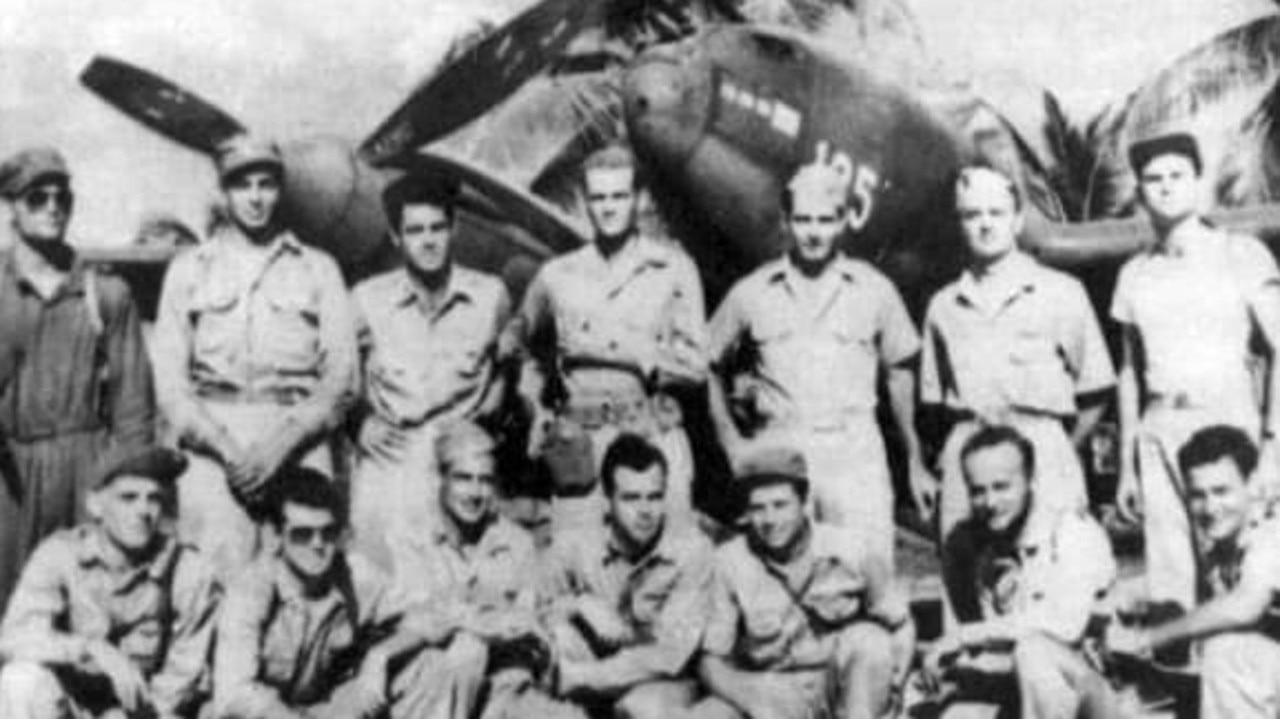 American pilots from the Operation Vengeance mission to shoot down Admiral Yamamoto, April 1943.