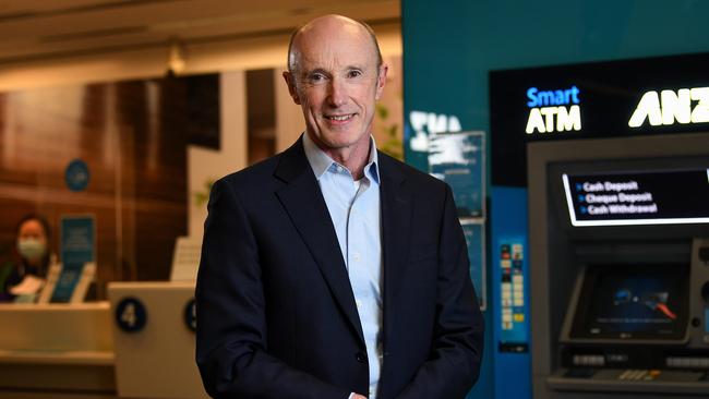 ANZ Bank chairman Paul O’Sullivan: ‘We see ourselves returning to growth in the home loan book this year and growth should be in line with system in the second half.’ Picture: NCA NewsWire/Bianca De Marchi