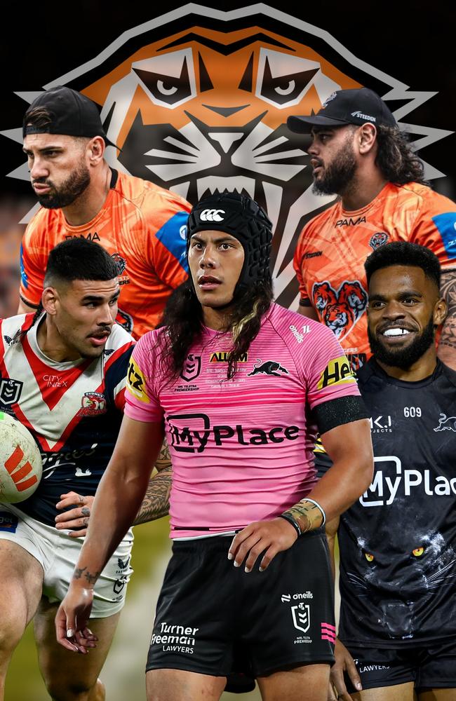 Wests Tigers’ ‘Big Five’ recruits.