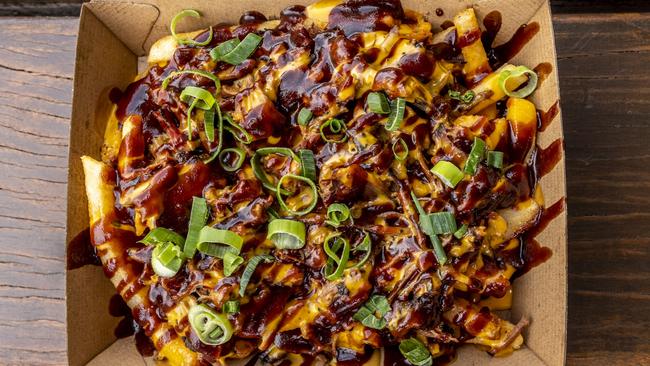 Would you like loaded brisket fries with that? Picture: Monique Harmer