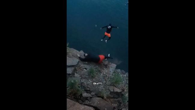 Cliff Dive Goes Horribly Wrong News Com Au Australias Leading News Site