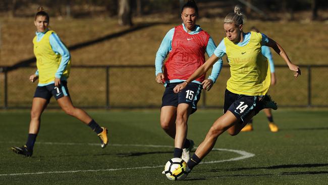 The Matildas are fully prepared for a Brazilian backlash in Penrith.