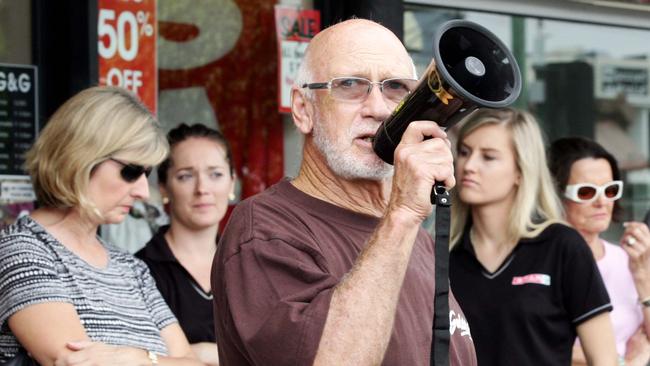 Frank Goldstein fought against the plan to build a tunnel under Surfers Paradise.