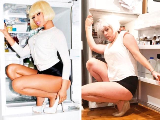 Her popularity has grown with her celebrity impersonations. In this hilarious post, she is mocking rapper Nick Minaj. Picture: Instagram/@celestebarber