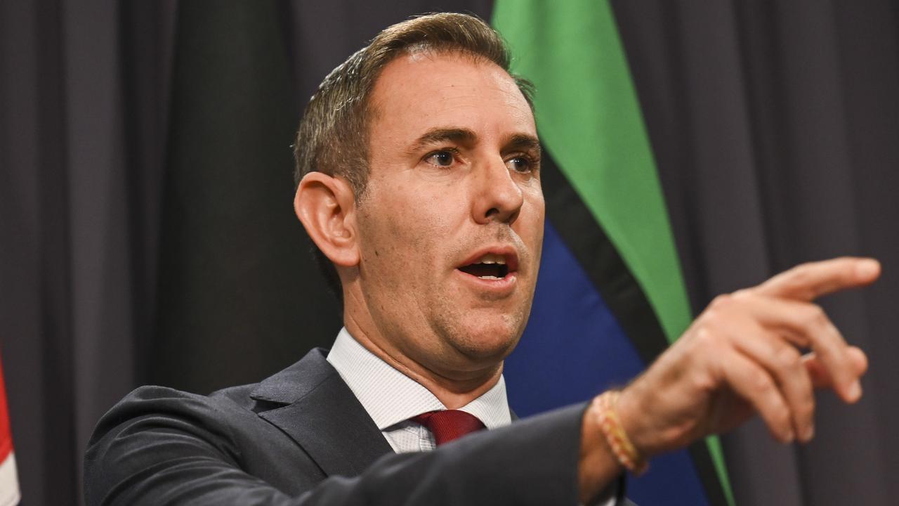 Treasurer Chalmers said the Liberals and Nationals government ‘cruelly’ underfunded the aged care sector. . Picture: NCA NewsWire / Martin Ollman