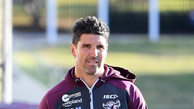 Sea Eagles coach Trent Barrett.