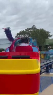 WATCH: Captain Feathersword rides Dreamworld's new Big Red Boat Coaster POV