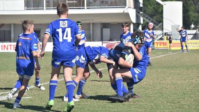 Rockhampton District Junior Rugby League CQ Club Challenge, under-13, Norths Knights versus Springsure, Browne Park, June 24, 2023.