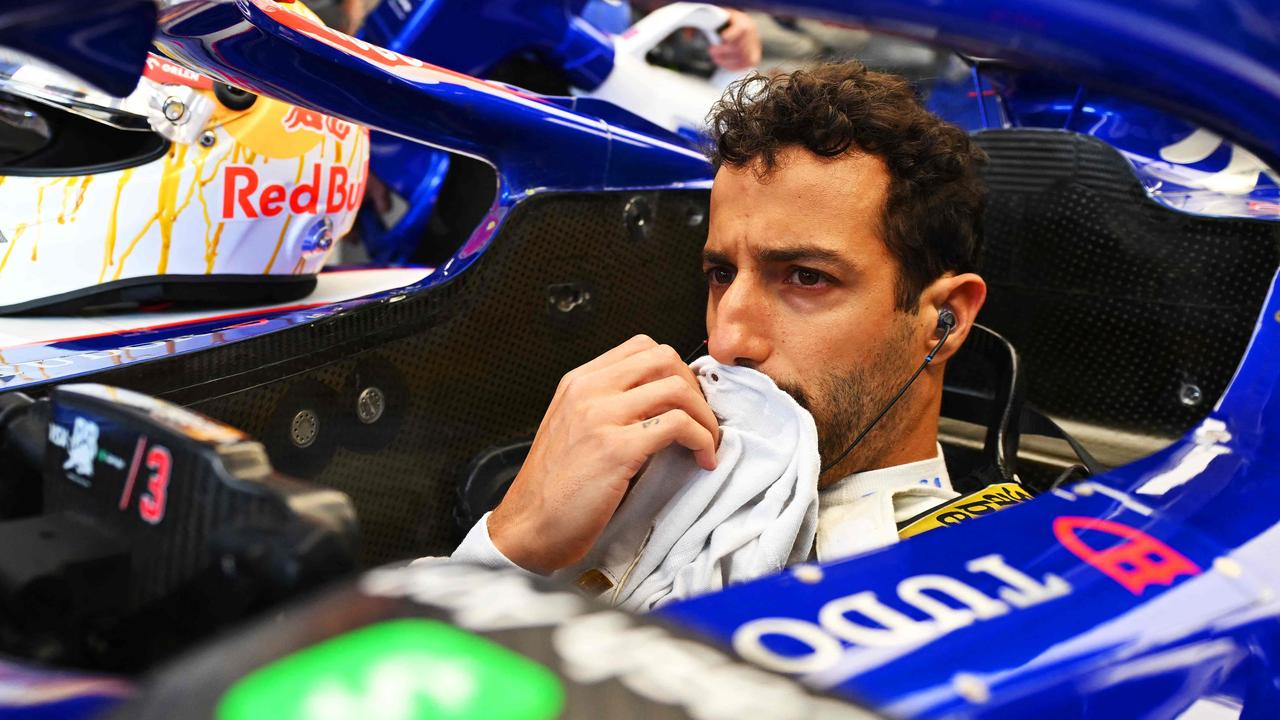 MONTREAL, QUEBEC – JUNE 08: Daniel Ricciardo of Australia and Visa Cash App RB prepares in the cockpit of his Visa Cash App RB VCARB 01 during qualifying ahead of the F1 Grand Prix of Canada at Circuit Gilles Villeneuve on June 08, 2024 in Montreal, Quebec. Rudy Carezzevoli/Getty Images/AFP (Photo by Rudy Carezzevoli / GETTY IMAGES NORTH AMERICA / Getty Images via AFP)